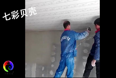砂漿噴涂機(jī)工地施工,掛網(wǎng)砂漿噴涂(圖文)